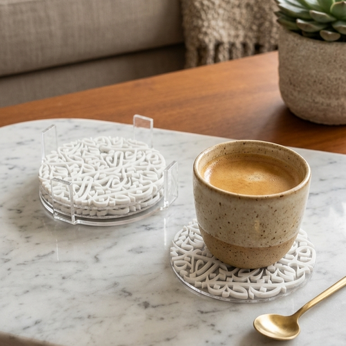 Huroof Set of Coasters