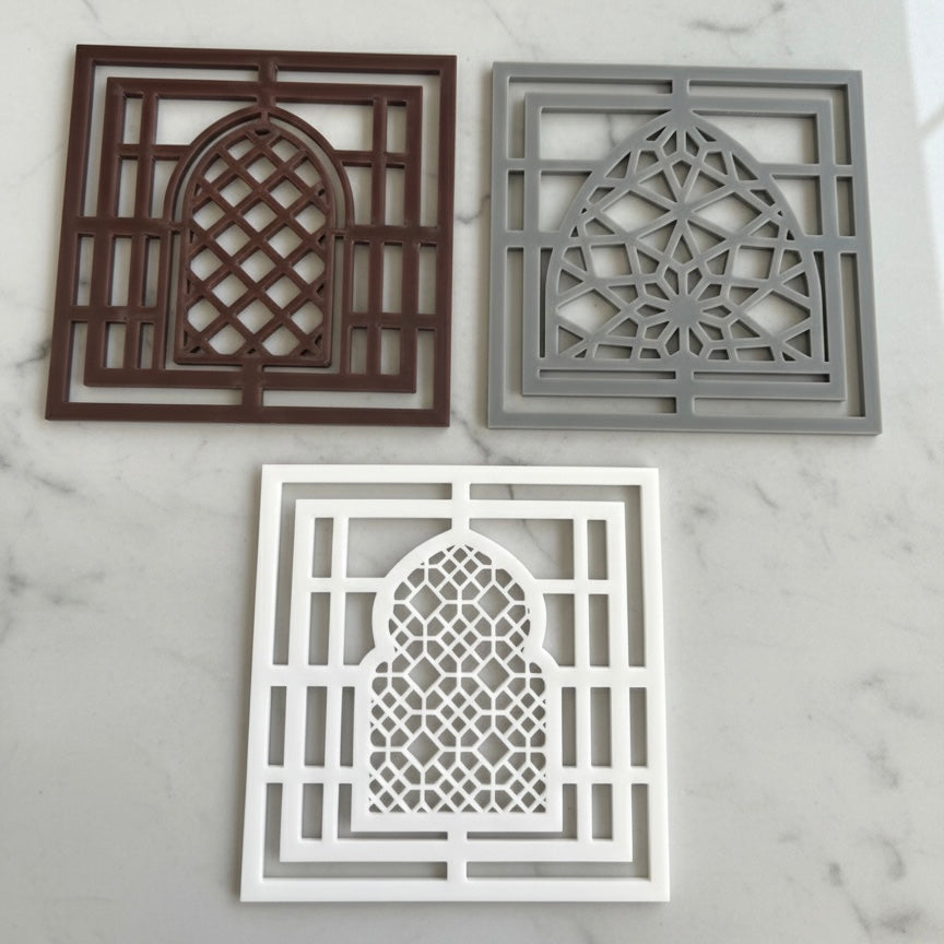 Arched Coasters - Set of 6