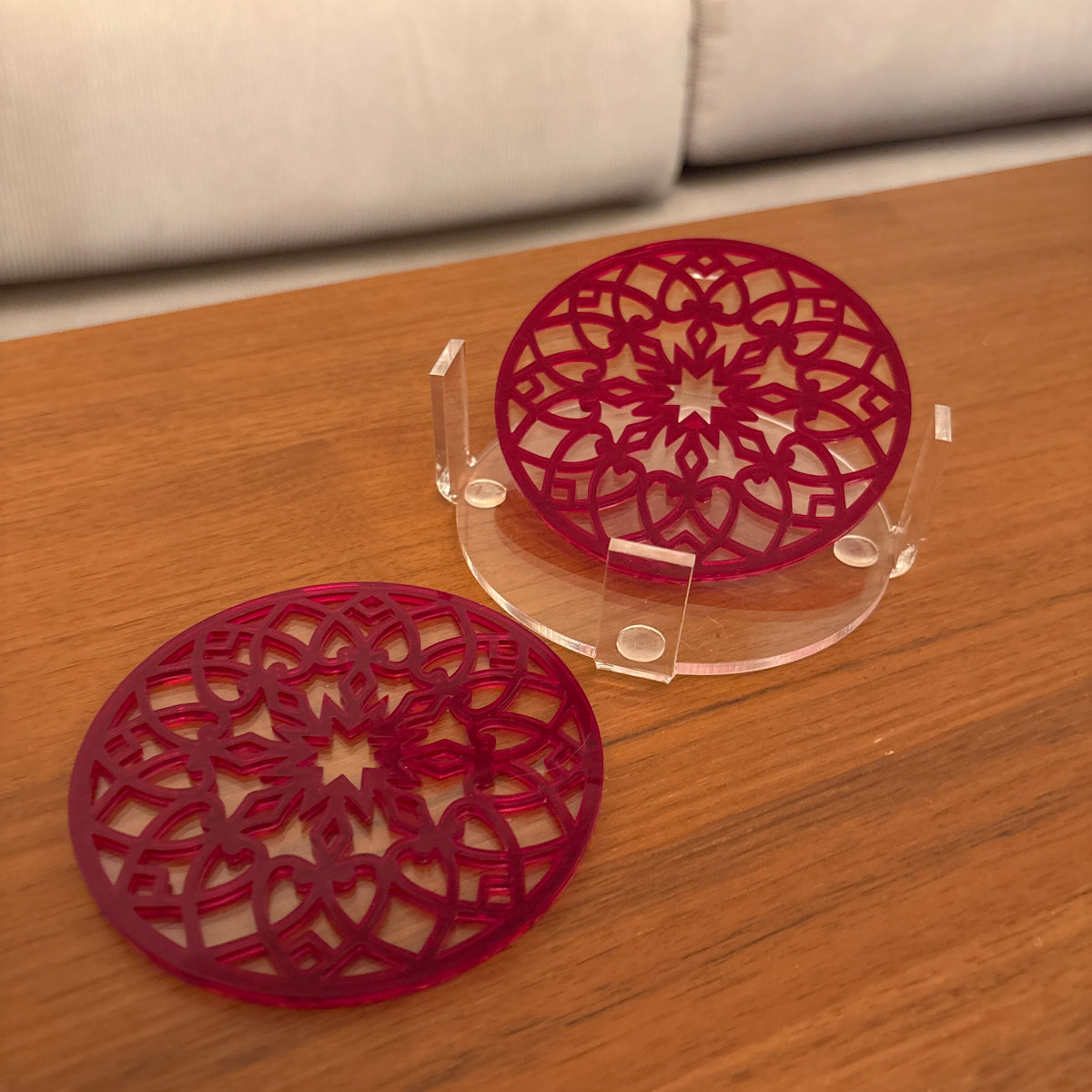 Mandala Set of Coasters
