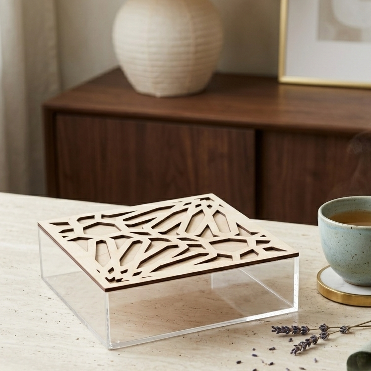 Mashrabiya Box - Wood