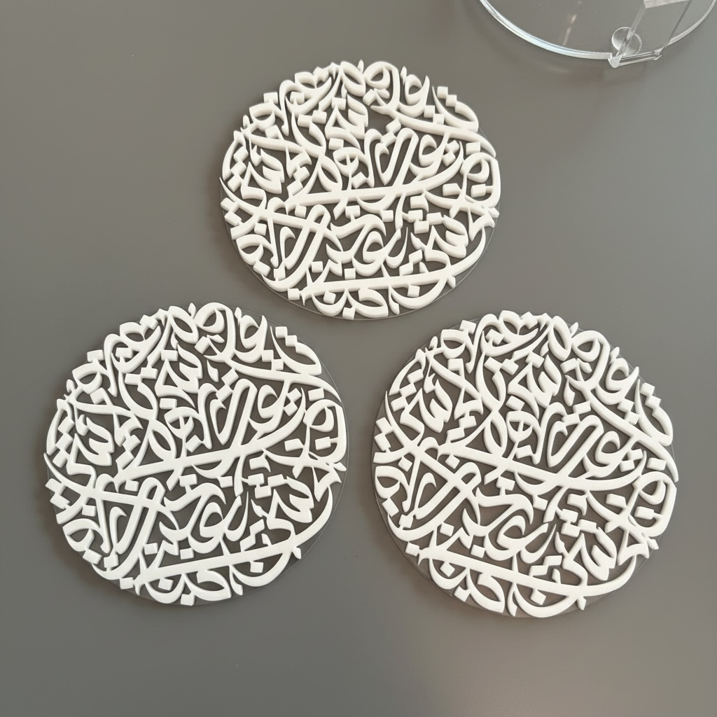 Huroof Coasters - Set of 6