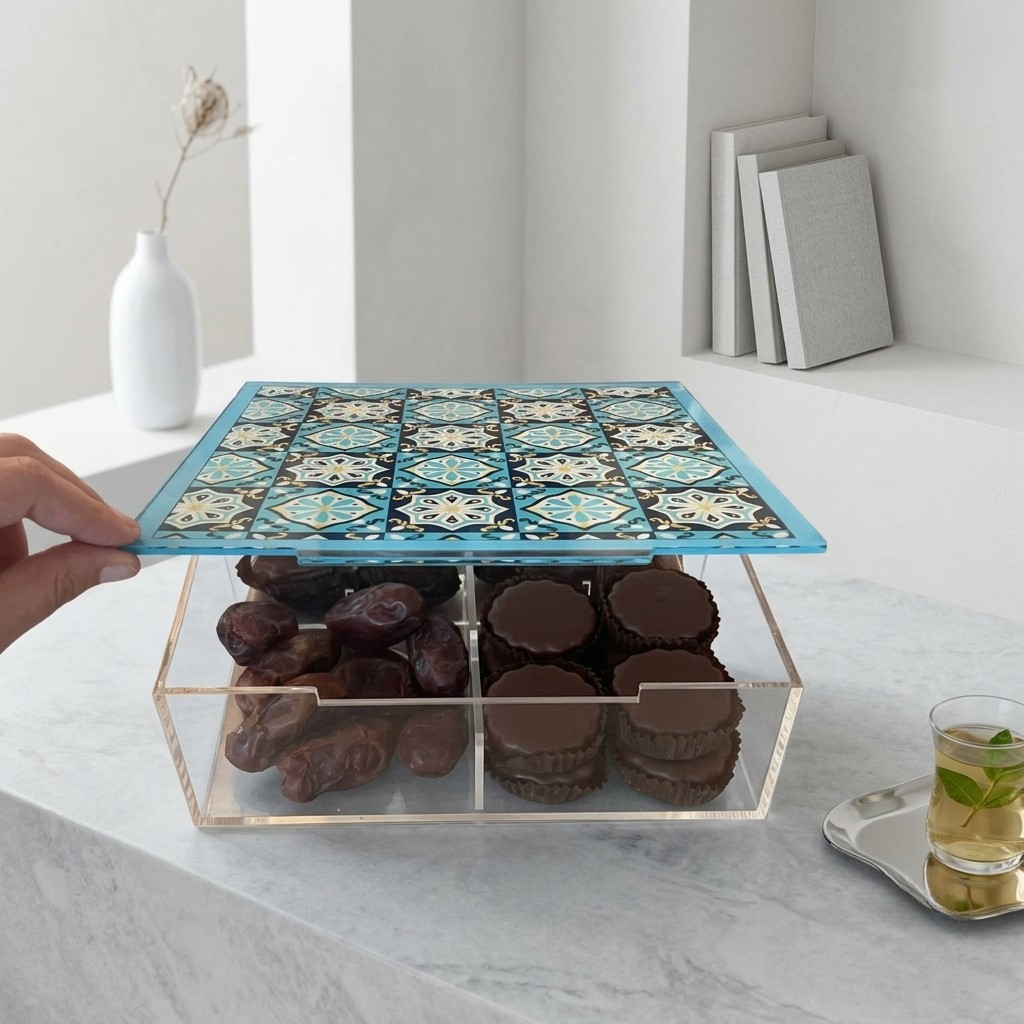 Mosaic Square Box