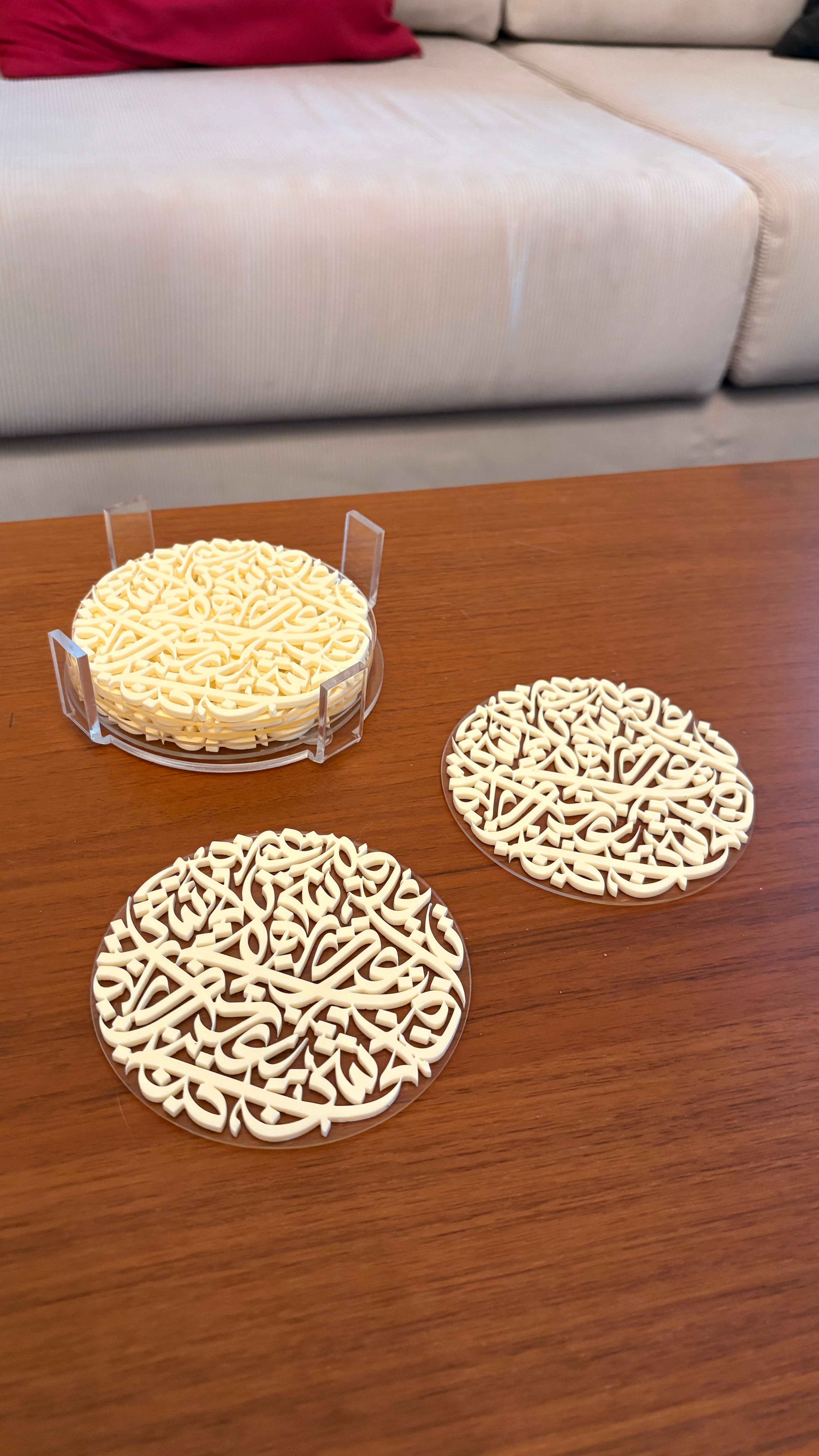 Huroof Coasters - Set of 6