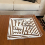 Square Ahla w Sahla Tray
