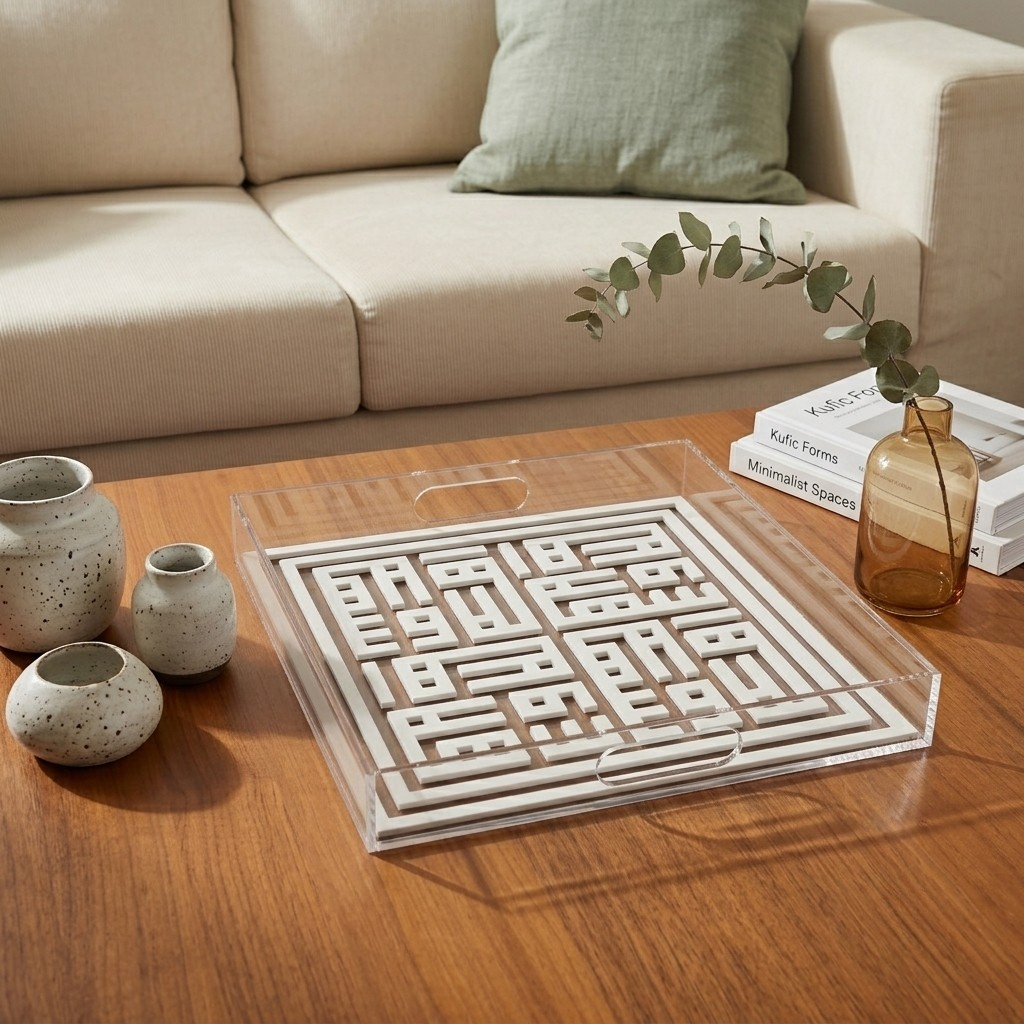 Square Ahla w Sahla Tray