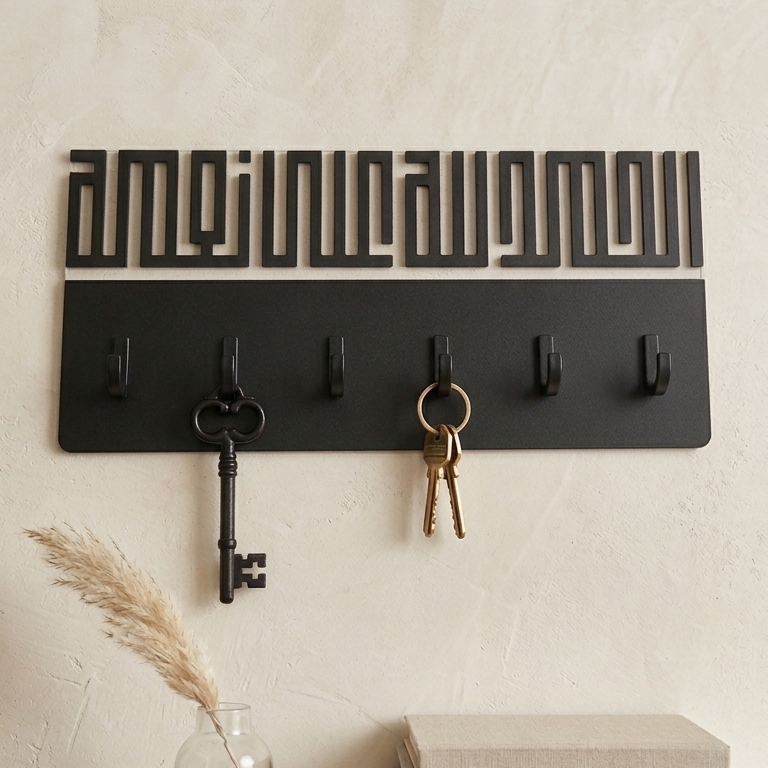 “Alhamdulillah 3ala Ni3amih” Key Hanger