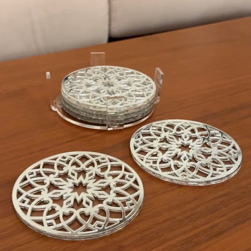 Mandala Set of Coasters