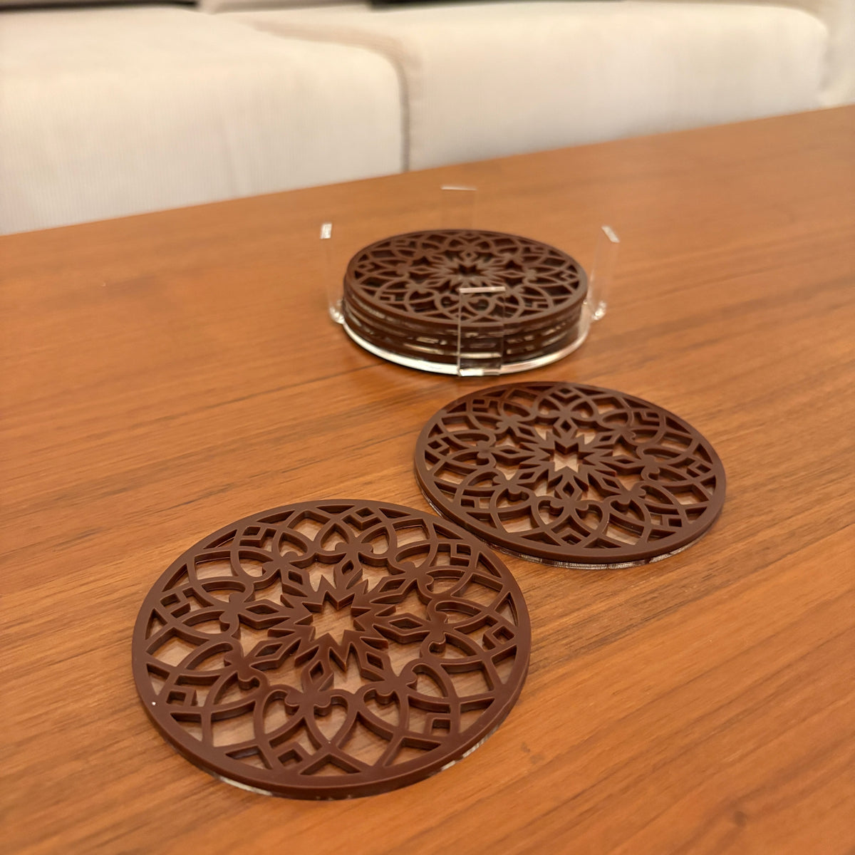 Mandala Set of Coasters