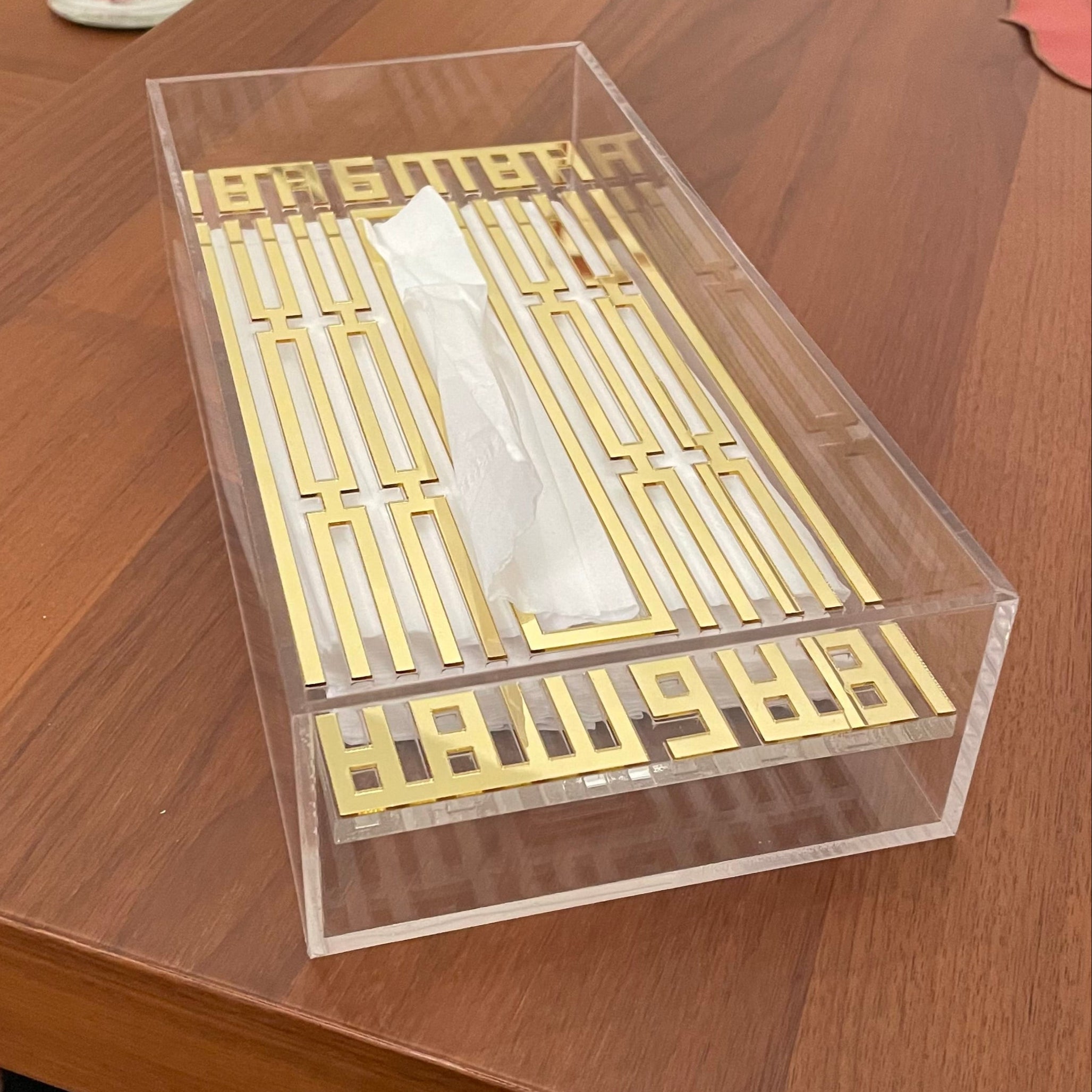 Arabesque Tissue Box