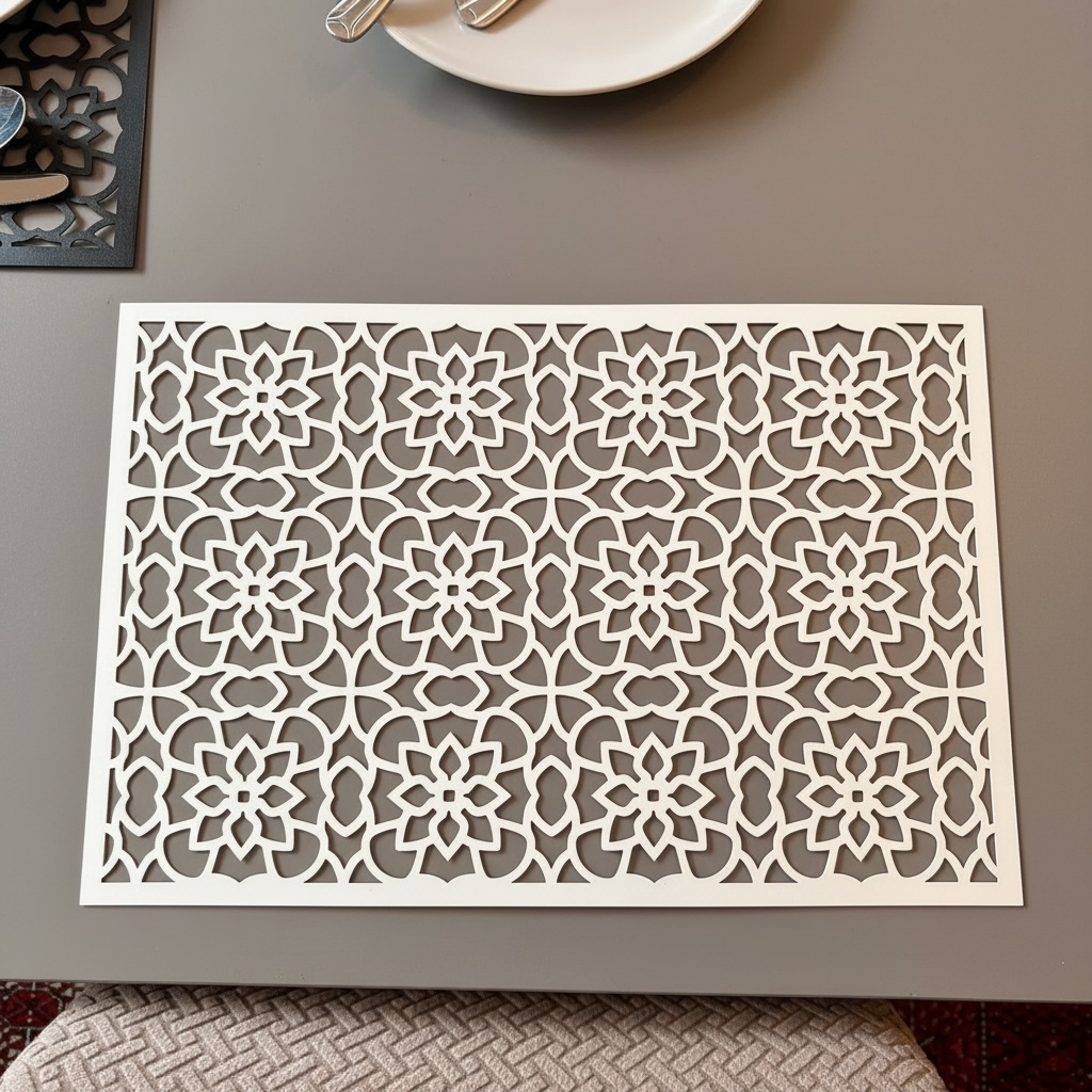 Floral Metal Placemat