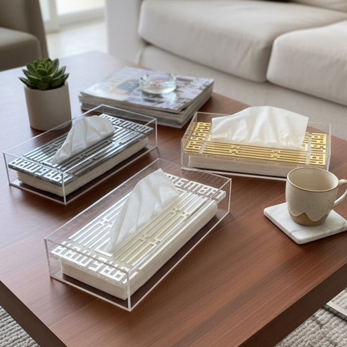 Arabesque Tissue Box