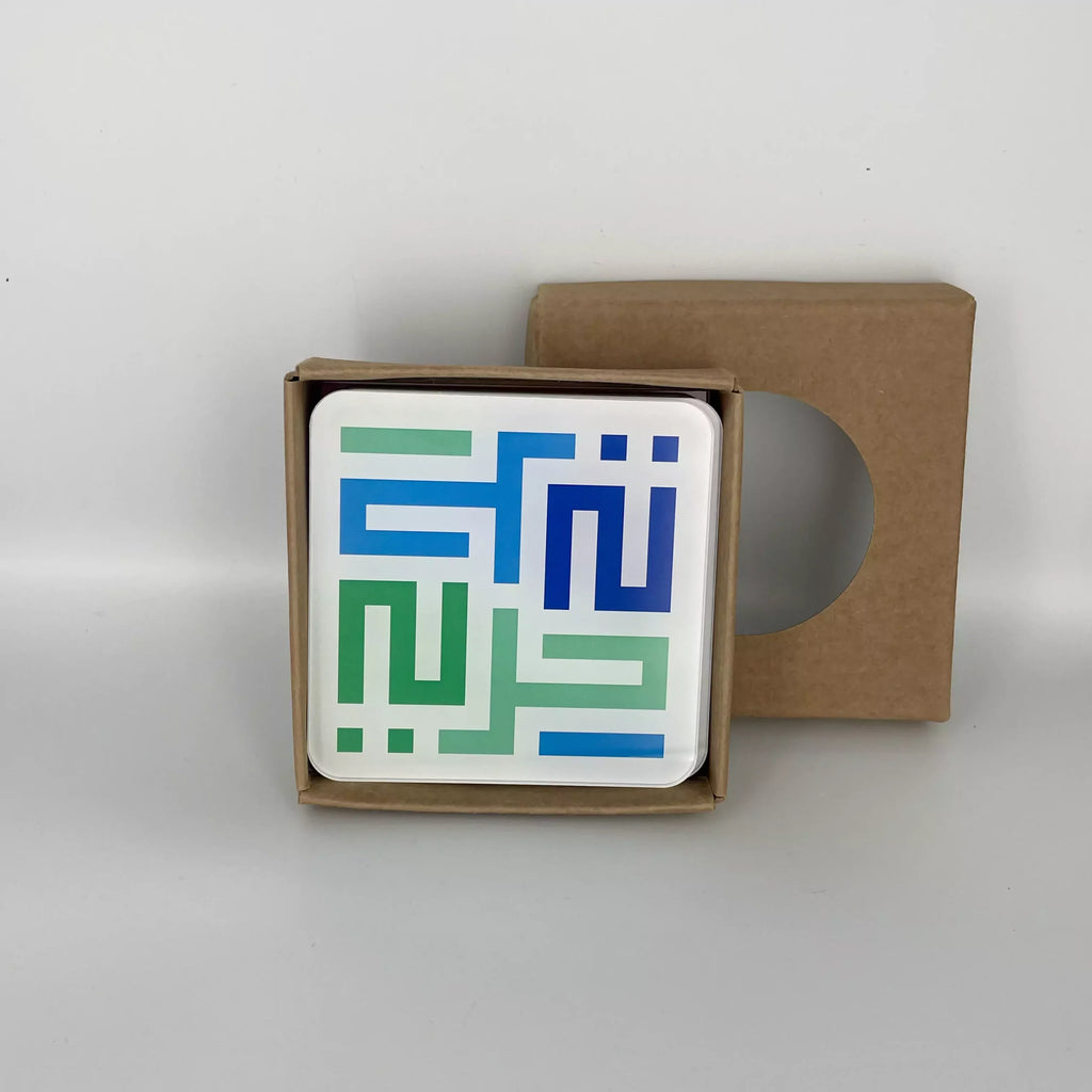 Helem, Hob, Horriya Coasters - Set of 6